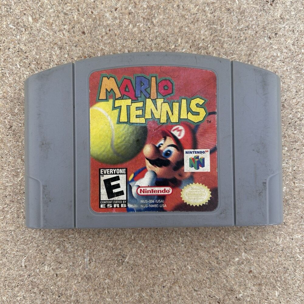 Nintendo Mario Tennis Nintendo 64 N64 Game Cartridge NTSC-U/C E Sports Tennis